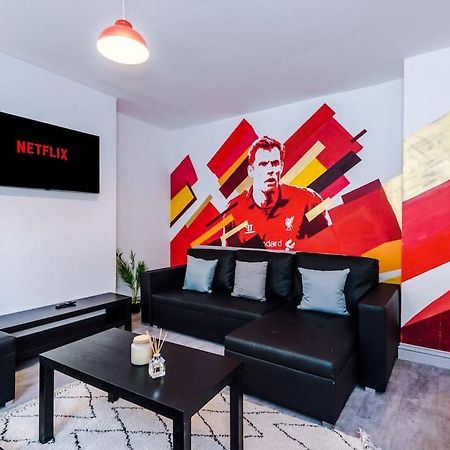 5 Sleeper Lfc Themed Apartment Liverpool Exterior photo